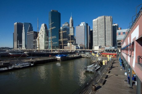 South Street Seaport, Manhattan, New York, America, January 2012