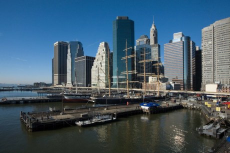 South Street Seaport, Manhattan, New York, America, January 2012
