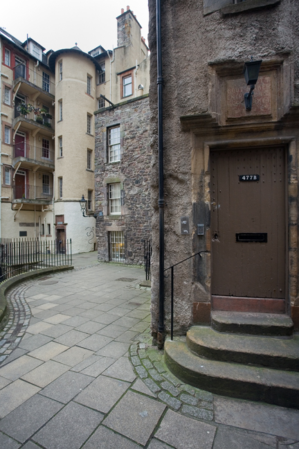 Wardops Court, Old Town, Edinburgh, Scotland, February 2012