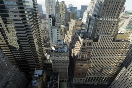 From Liberty Plaza, Liberty St., Manhattan, New York, America, January 2012
