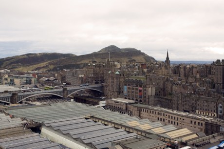 from the Scott Monument, Edinburgh, Scotland, February 2012