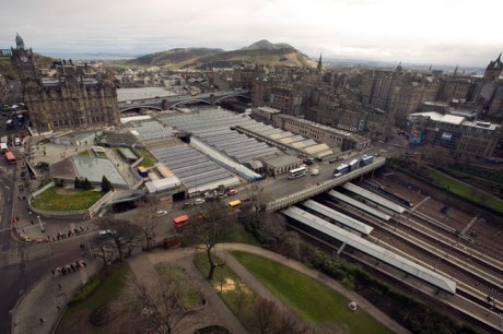 from the Scott Monument, Edinburgh, Scotland, February 2012