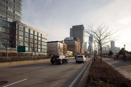 West Street, Manhattan, New York, America, January 2012