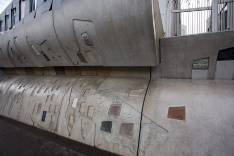 Pàrlamaid na h-Alba, Canongate, Edinburgh, Scotland, February 2012