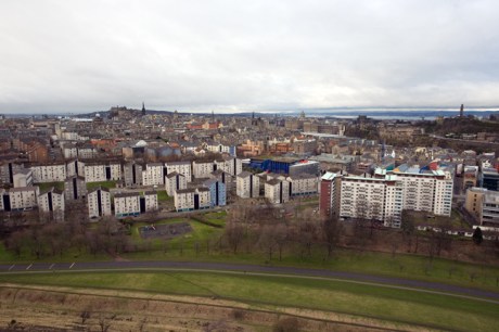 Queen's Drive, Dumbiedykes,  Edinburgh, Scotland, February 2012