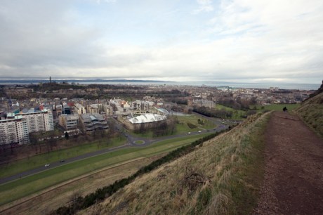 Radical Road, The Salisbury Crags, Edinburgh, Scotland, February 2012