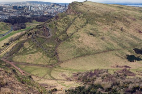 The Salisbury Crags, Edinburgh, Scotland, February 2012 
