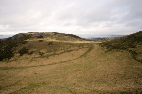 The Salisbury Crags, Edinburgh, Scotland, February 2012