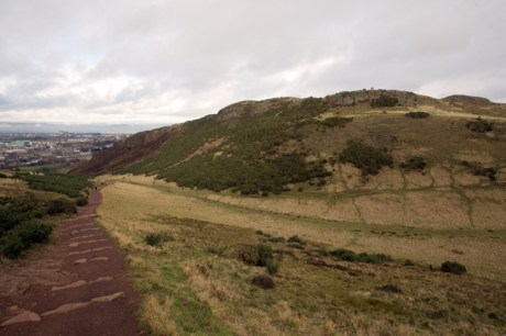 Whinny HIll,  Salisbury Crags, Edinburgh, Scotland, February 2012