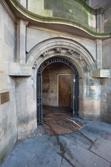 Scotsman Steps, Market Street, Edinburgh, Scotland, February 2012