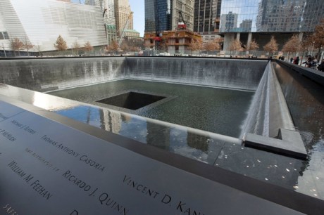 9/11 Memorial, Manhattan, New York, America, January 2012