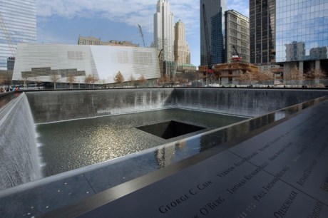 9/11 Memorial, Manhattan, New York, America, January 2012