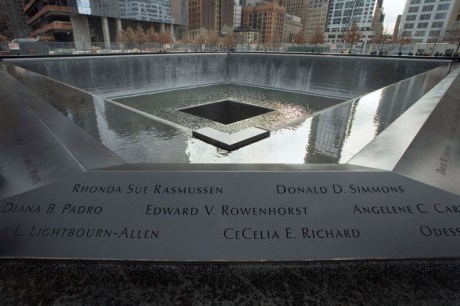 9/11 Memorial, Manhattan, New York, America, January 2012