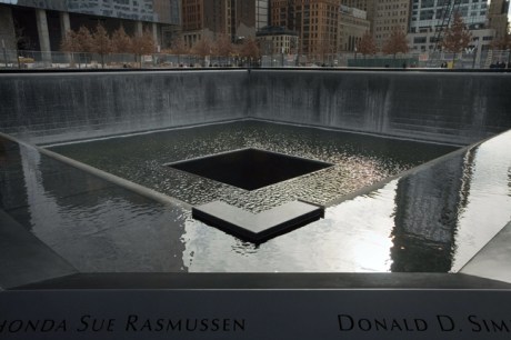9/11 Memorial, Manhattan, New York, America, January 2012