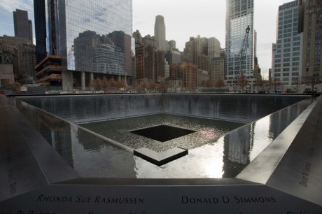 9/11 Memorial, Manhattan, New York, America, January 2012