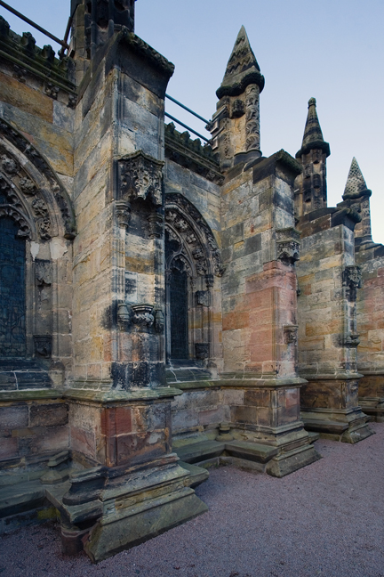 Rosslyn Chapel, Roslin, Midlothian, Scotland, February 2012
