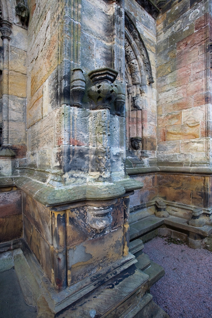 Rosslyn Chapel, Roslin, Midlothian, Scotland, February 2012