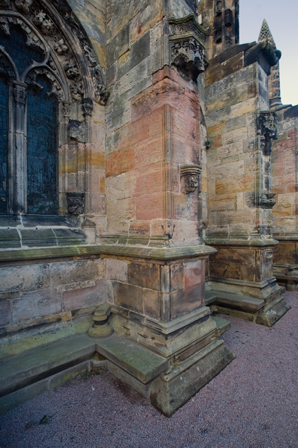 Rosslyn Chapel, Roslin, Midlothian, Scotland, February 2012