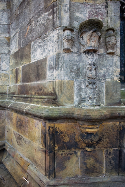Rosslyn Chapel, Roslin, Midlothian, Scotland, February 2012