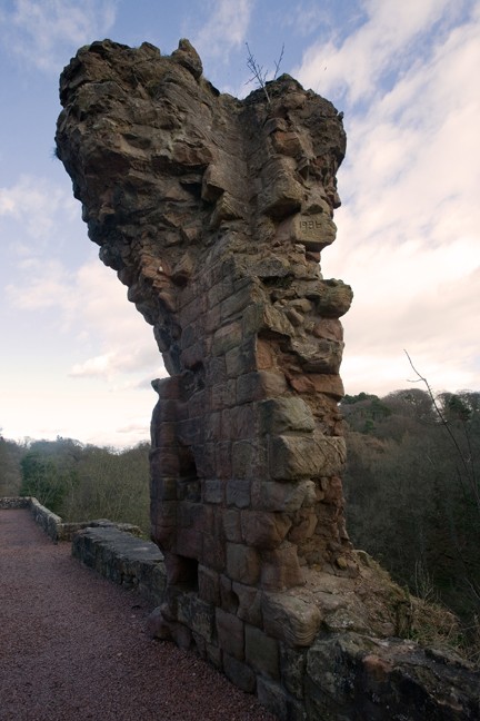 Roslin Castle, Roslin, Midlothian, Scotland, February 2012