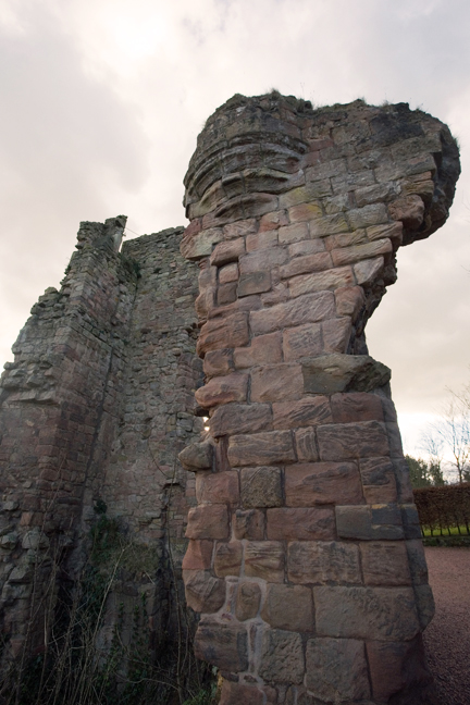 Roslin Castle, Roslin, Midlothian, Scotland, February 2012