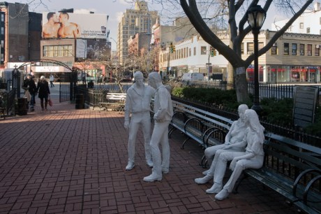 Christopher Park, West Village, Manhattan, New York, January 2012