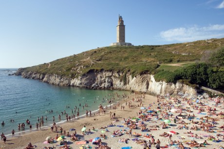 Torre de Hércules & Playa As Lapas, A Coruna, Spain, July 2013