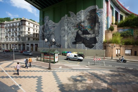 Plaza la Salve, Bilbao, Spain, July 2013
