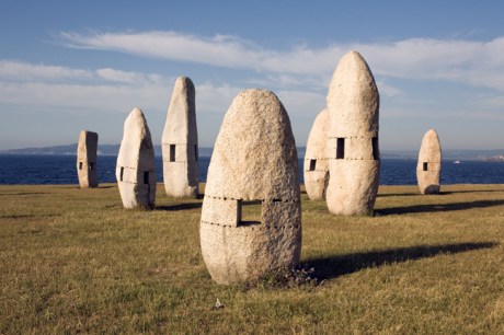 Menhires, El Parque Escultórico, A Coruna, Spain, July 2013
