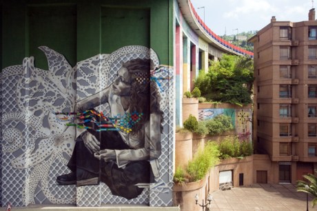 Plaza la Salve, Bilbao, Spain, July 2013