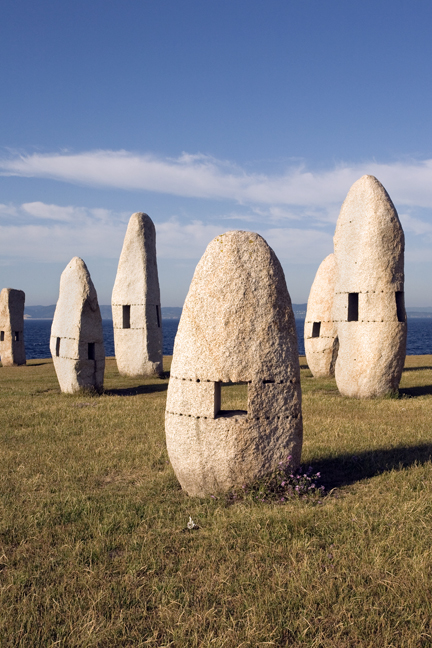Menhires, El Parque Escultórico, A Coruna, Spain, July 2013