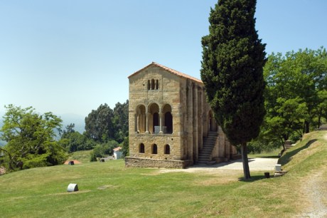 Santa maria del Naranco, Oviedo, Spain, July 2013