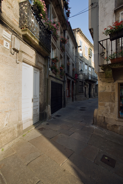 Rúa do Castro, Santiago de Compostela, Spain, July 2013