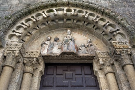 Igrexa de San Fiz de Solovio, Santiago, Spain, July 2013