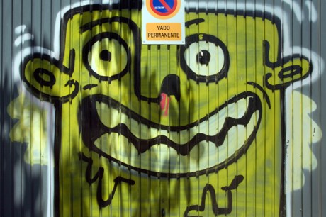 Rúa de Teo, Santiago de Compostela, Spain, July 2013