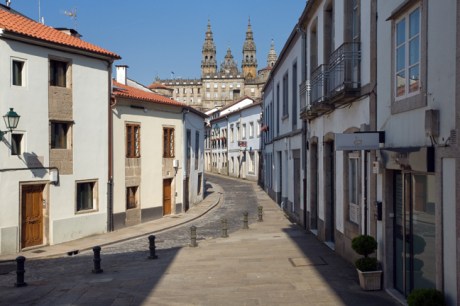 Rua das Hortas, Santiago de Compostela, Spain, July 2013