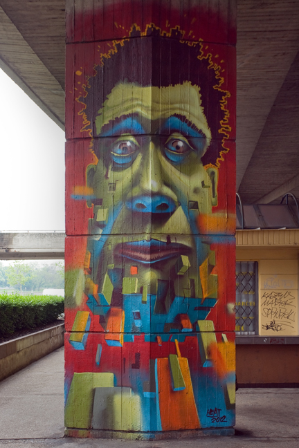 Novy Most Bus Station, Bratislava, Slovakia, April 2014