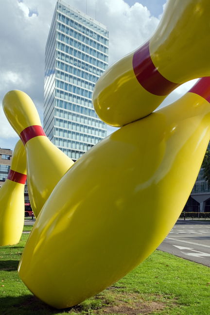Flying Pins, Kennedylaan, Eindhoven, The Netherlands, August 2014