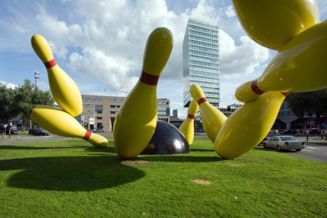Flying Pins, Kennedylaan, Eindhoven, The Netherlands, August 2014