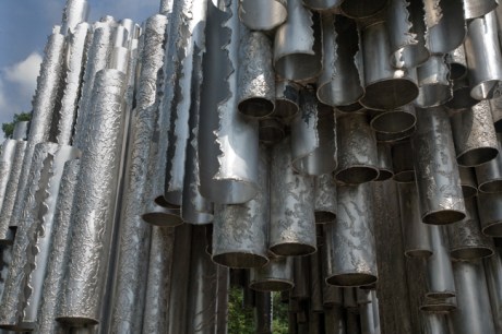 Sibelius-monumentti, Mechelininkatu, Helsinki, Finland, July 2015