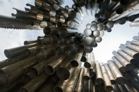 Sibelius-monumentti, Mechelininkatu, Helsinki, Finland, July 2015