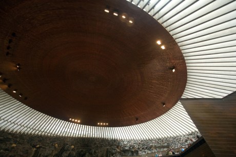 Temppeliaukion Church, Lutherinkatu, Helsinki, Finland, July 2015