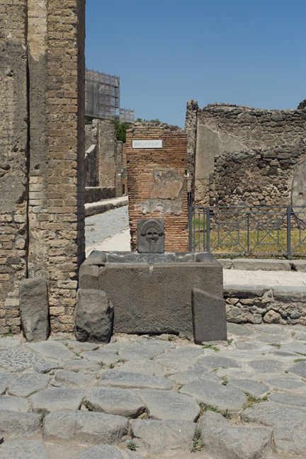 Pompeii, Campania, Italy, July 2017