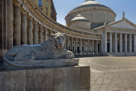 Piazza del Plebiscito, Naples, Italy, July 2017