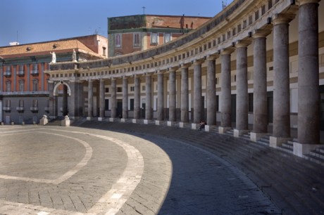 Piazza del Plebiscito, Naples, Italy, July 2017