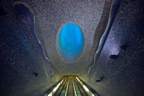 Toledo Metro Station, Naples, Italy, July 2017