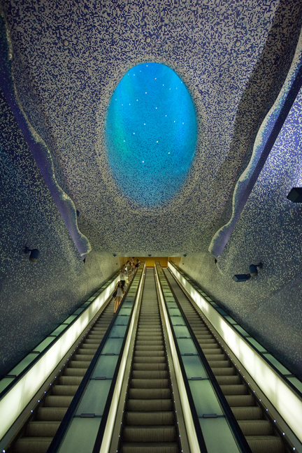 Toledo Metro Station, Naples, Italy, July 2017