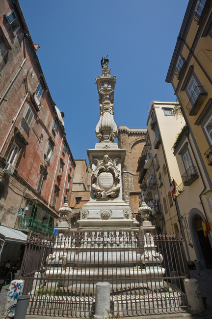 Piazza Cardinale Sisto Riario Sforza, Naples, Italy, July 2017