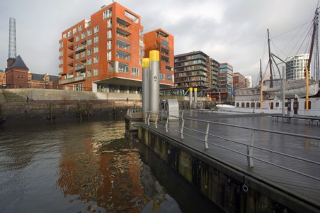 Sandtorhafen, Hamburg, Germany, January 2018