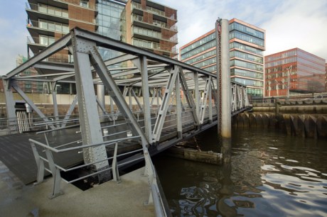 Sandtorhafen, Hamburg, Germany, January 2018